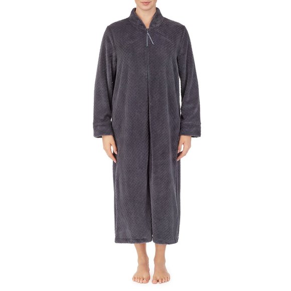 Secret Treasures Intimates & Sleepwear Chenille Zip Front Robe